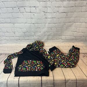 Georges Hats Vehicles Bamboo Hoodie and Joggers